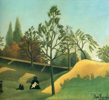 アンリ・ルソー Painting - 要塞の眺め アンリ・ルソー ポスト印象派 素朴原始主義